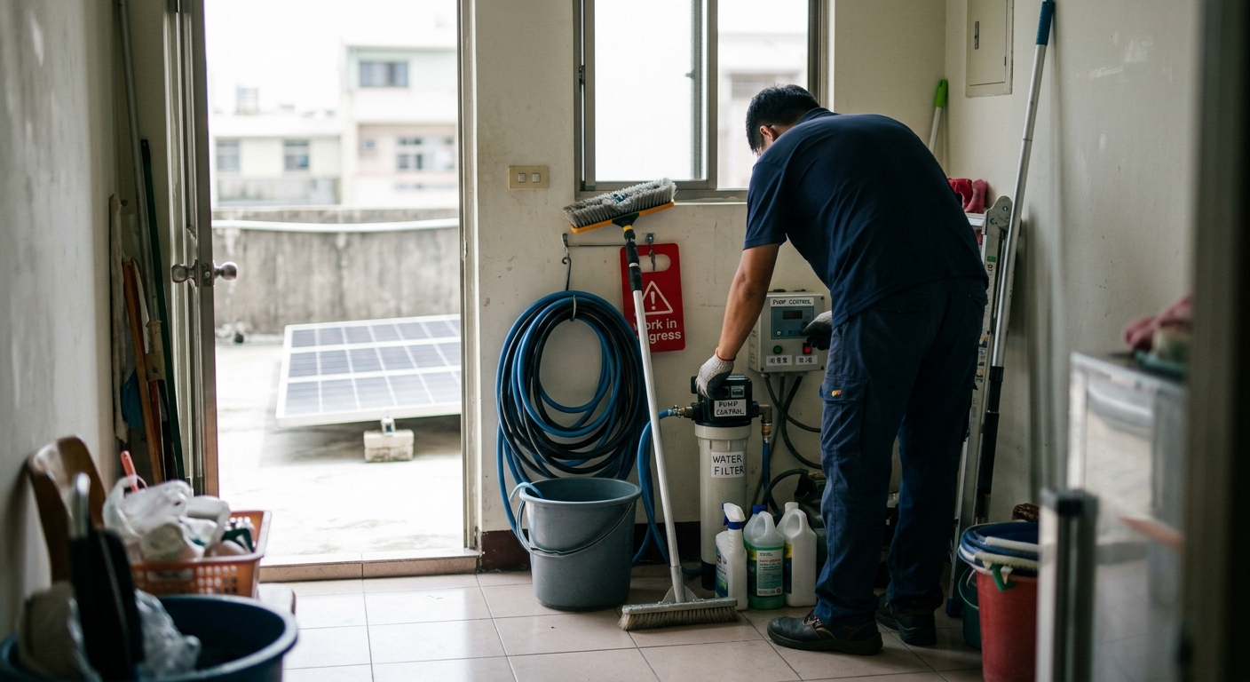 仁武區太陽能板清洗怎麼安排？工廠屋頂發電量下降的維護重點