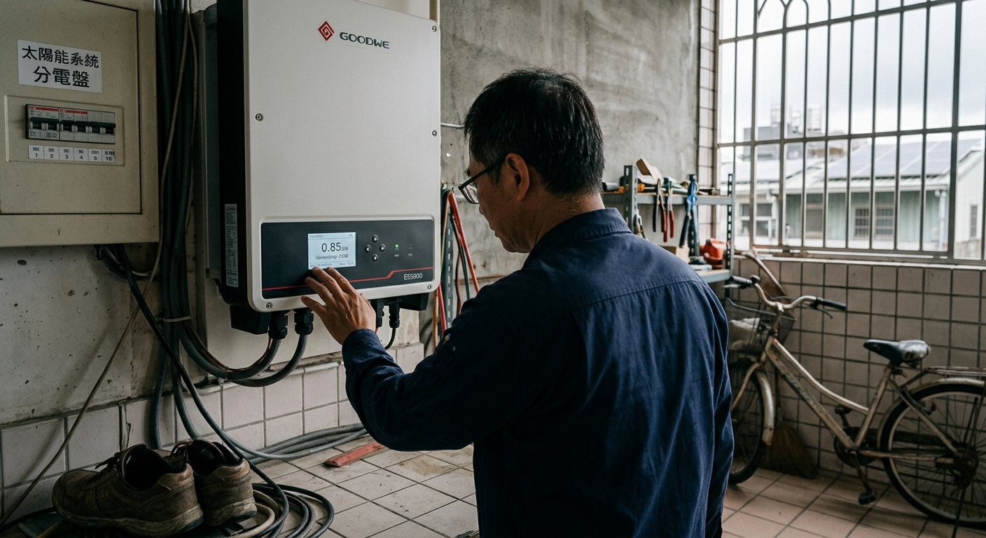 楠梓區太陽能板發電量下降：社區公設光電如何向住戶說明清洗必要性