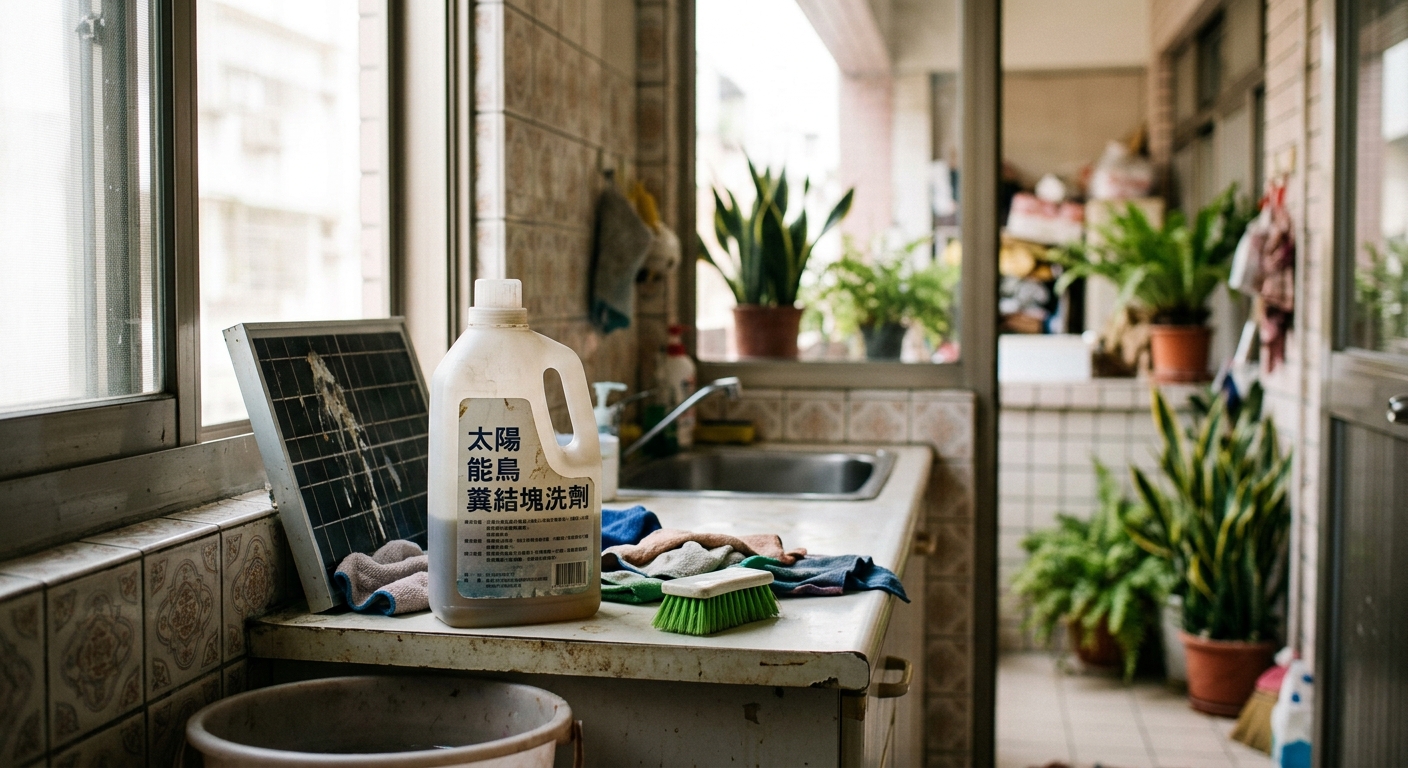 鳳山區工廠長期鳥糞結塊：高濃度酵素分解劑的靜置軟化工法