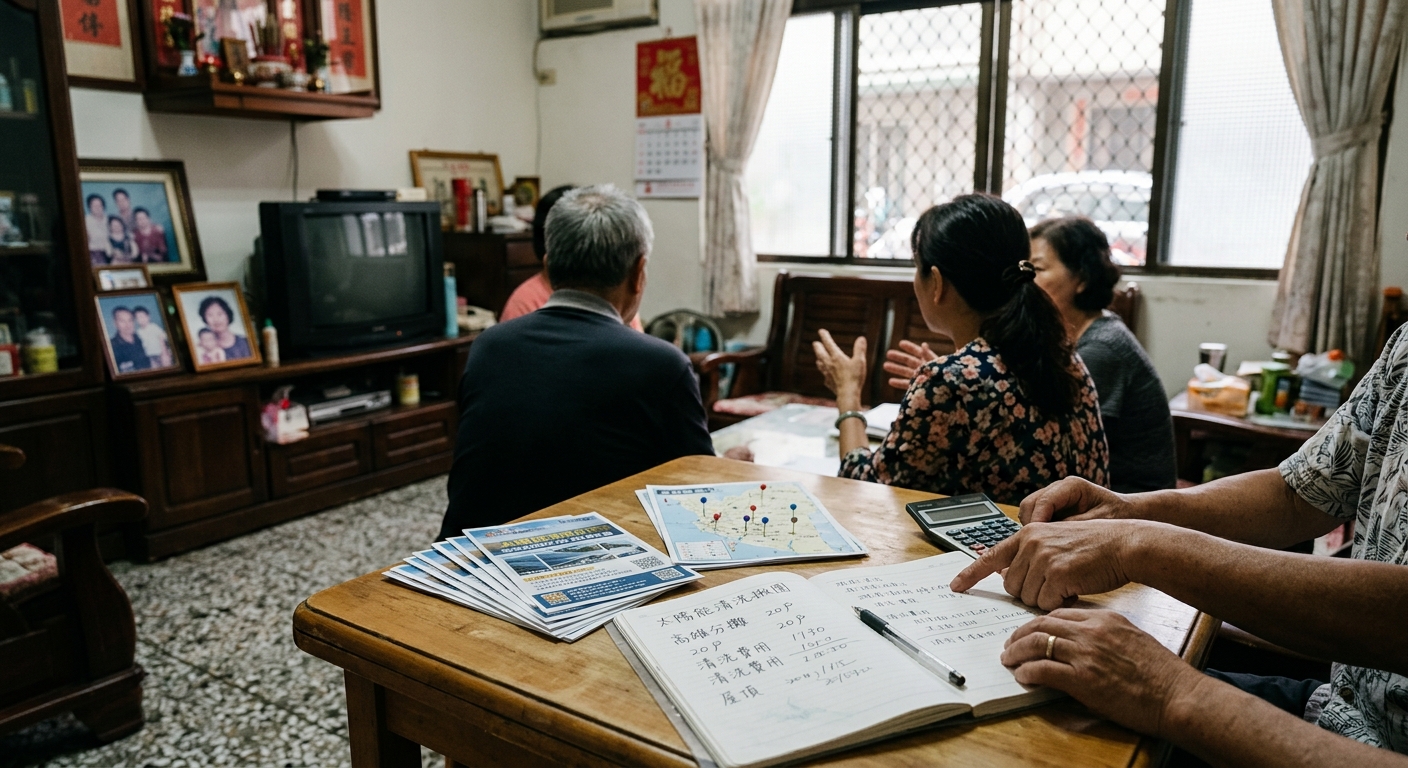 三民區透天厝揪團清洗太陽能：鄰居合請廠商真的比較便宜嗎？