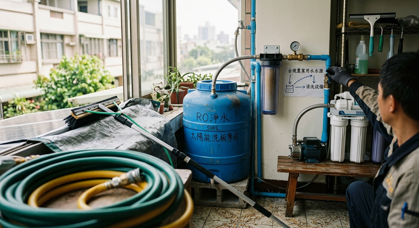 仁武區地下水管制區清洗：合法水車載運RO純水避免違法抽取地下水